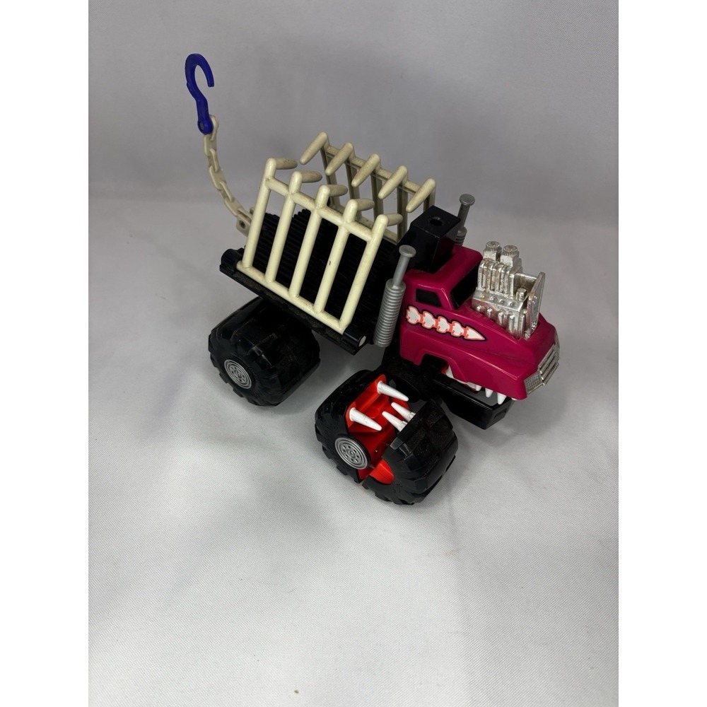 Vintage Hot Wheels Attack Pack PINK Monster Truck Big Bones [Mattel 1992]